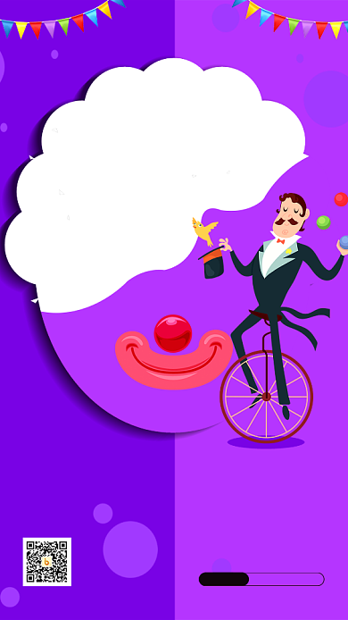 愚人节促销商务手机海报背景