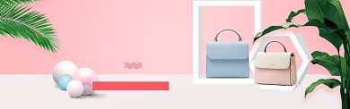清新简约春季焕新淘宝banner背景
