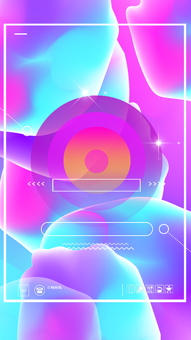 简约创意周年庆典倒计时手机海报背景