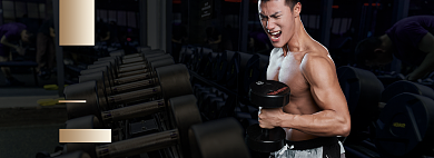 天猫运动户外健身哑铃新品特惠活动淘宝banner背景