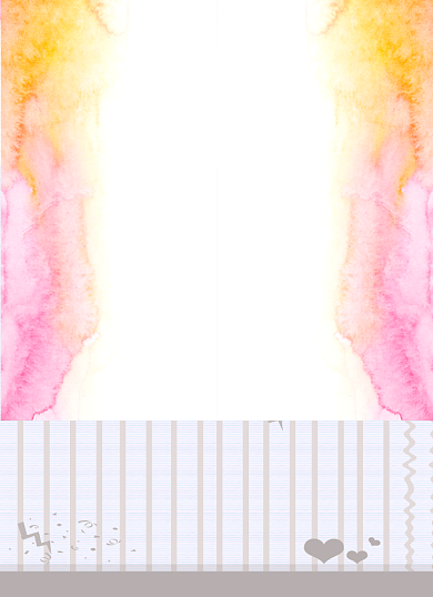 水彩手绘背景信纸背景