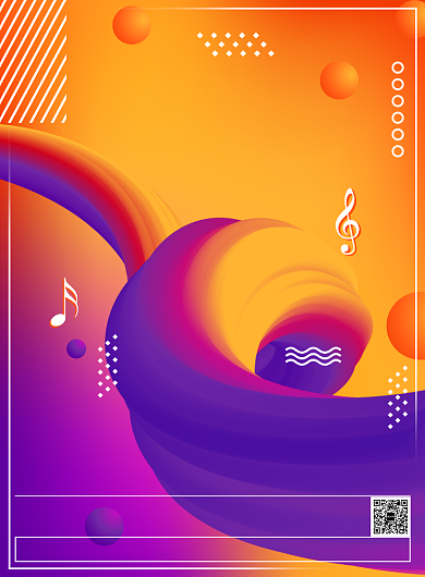 现代抽象线条艺术培训优惠活动宣传印刷海报背景