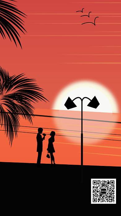 旅游法国蜜月海报背景