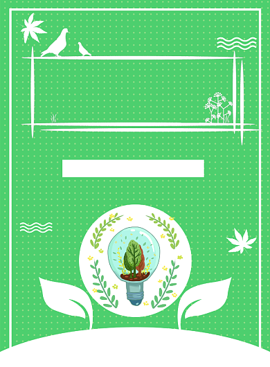 保护环境印刷海报背景