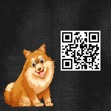 宠物店二维码背景