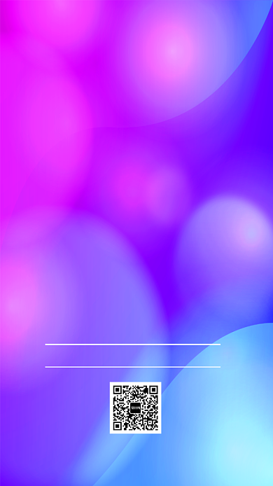 招聘人才蓝紫色渐变简约手机海报背景