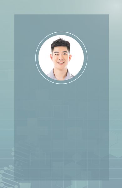 灰绿色创意工作证背景