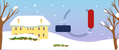 大雪传统节气公众号首图背景