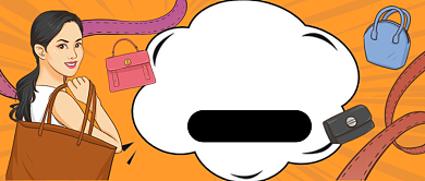 撞色插画风格双十二剁手攻略公众号首页背景