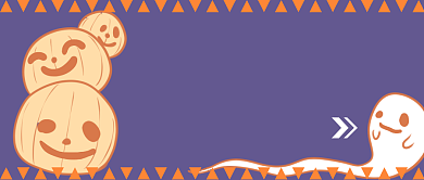 鬼马万圣节首图背景