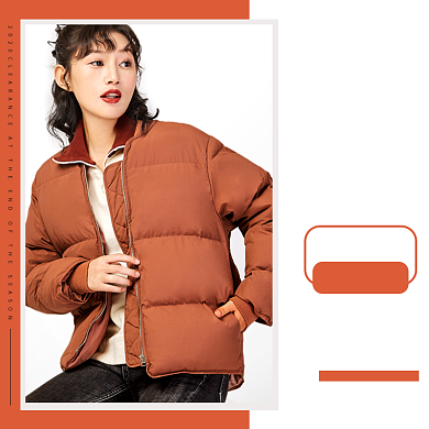 季末清仓羽绒服节日促销主图直通车背景