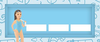 暑假畅游微信公众号素材图片背景