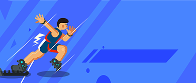 健身运动手绘卡通清新设计广告微信公众号素材图片背景