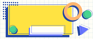 扁平立体国庆放假公众号首图背景