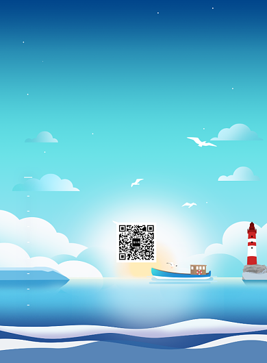 浪漫手绘旅游折扣海报印刷背景