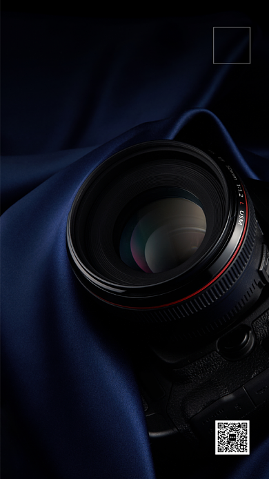 简约摄影培训入门课程手机海报背景