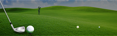 运动户外高尔夫球器具装备促销BANNER背景