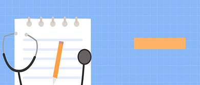 医疗健康清新蓝色设计广告微信公众号素材图片背景