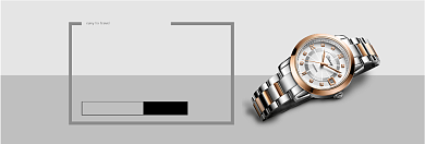 时尚气质腕表淘宝banner背景