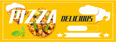 美味披萨限时折扣专场淘宝banner背景
