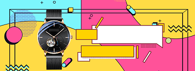 双12手表促销海报banner背景