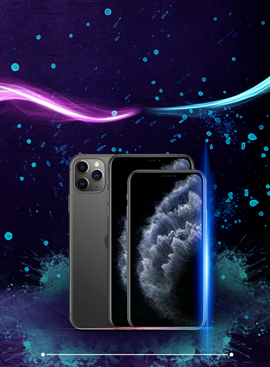 酷炫大气苹果手机上市广告印刷海报模板背景