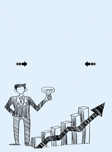 股票训练营印刷海报模板背景