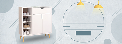 天猫家具建材鞋柜上新限时特惠活动淘宝banner背景