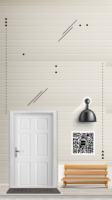 室内装修宣传海报背景