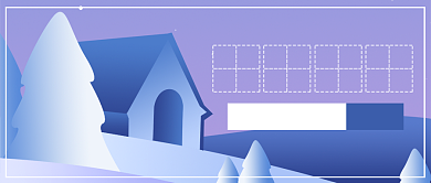 简约小雪节气公众号首图背景