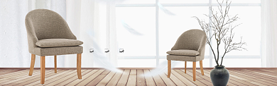 简约质感家具促销banner背景