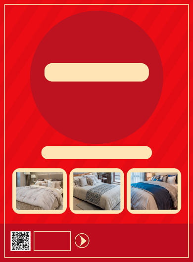 年终钜惠羽绒被促销宣传广告印刷海报背景