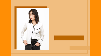 唯美时尚服装秋装上市宣传手机海报背景