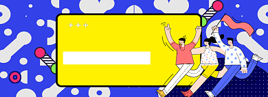 双十二年终盛典双12卡通狂欢促销海报背景