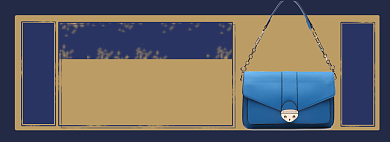 女包百搭简约海报模版背景