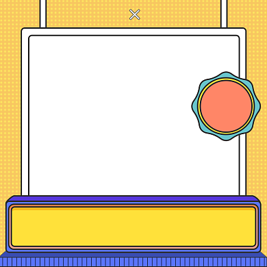 简约造物节购物促销直通车背景