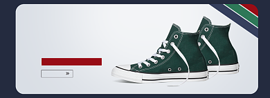 潮流帆布鞋淘宝banner背景