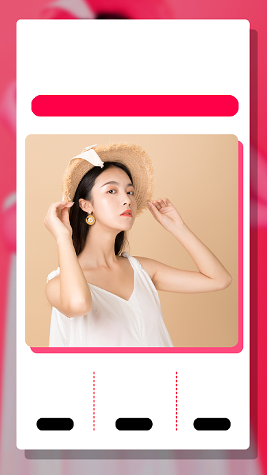 秋季新品女装手机海报背景