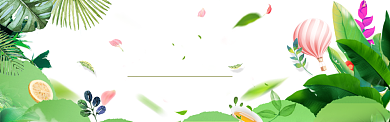 简约自然春季焕新淘宝banner背景