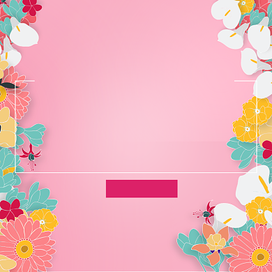 春意盎然商场促销淘宝直通车图片背景