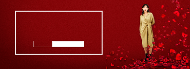 时尚双12女装banner背景