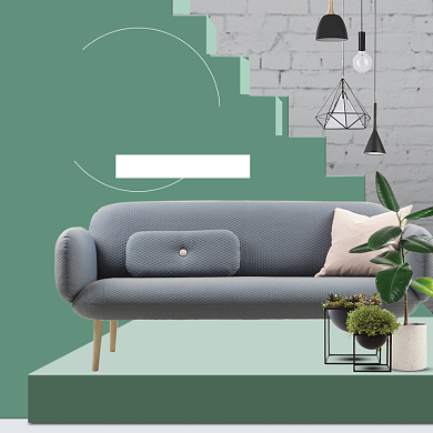 北欧实木家居促销淘宝直通车图片背景