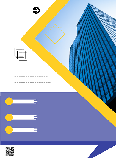 黄色简约企业宣传海报背景