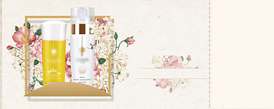 美妆代金券背景