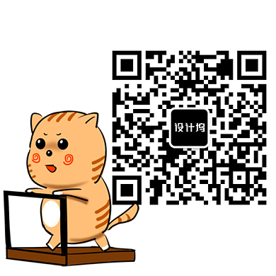 卡通可爱猫咪健身新媒体二维码背景