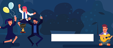 热烈庆祝国际青年节公众号首图背景