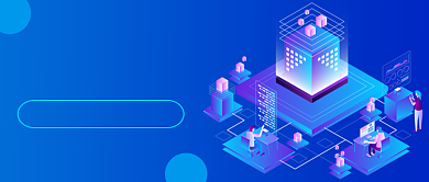 蓝色区块链公众号首图背景