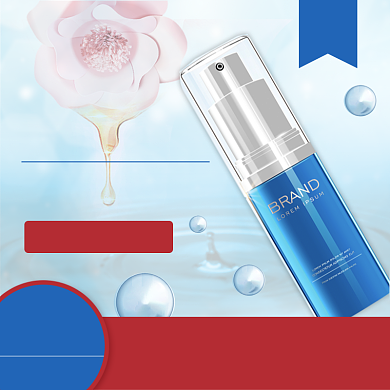 天猫美妆产品优惠直通车背景