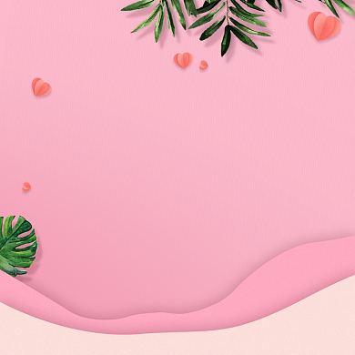 粉色小清新新品上市淘宝主图背景