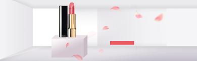 秋季时尚口红上新淘宝banner背景